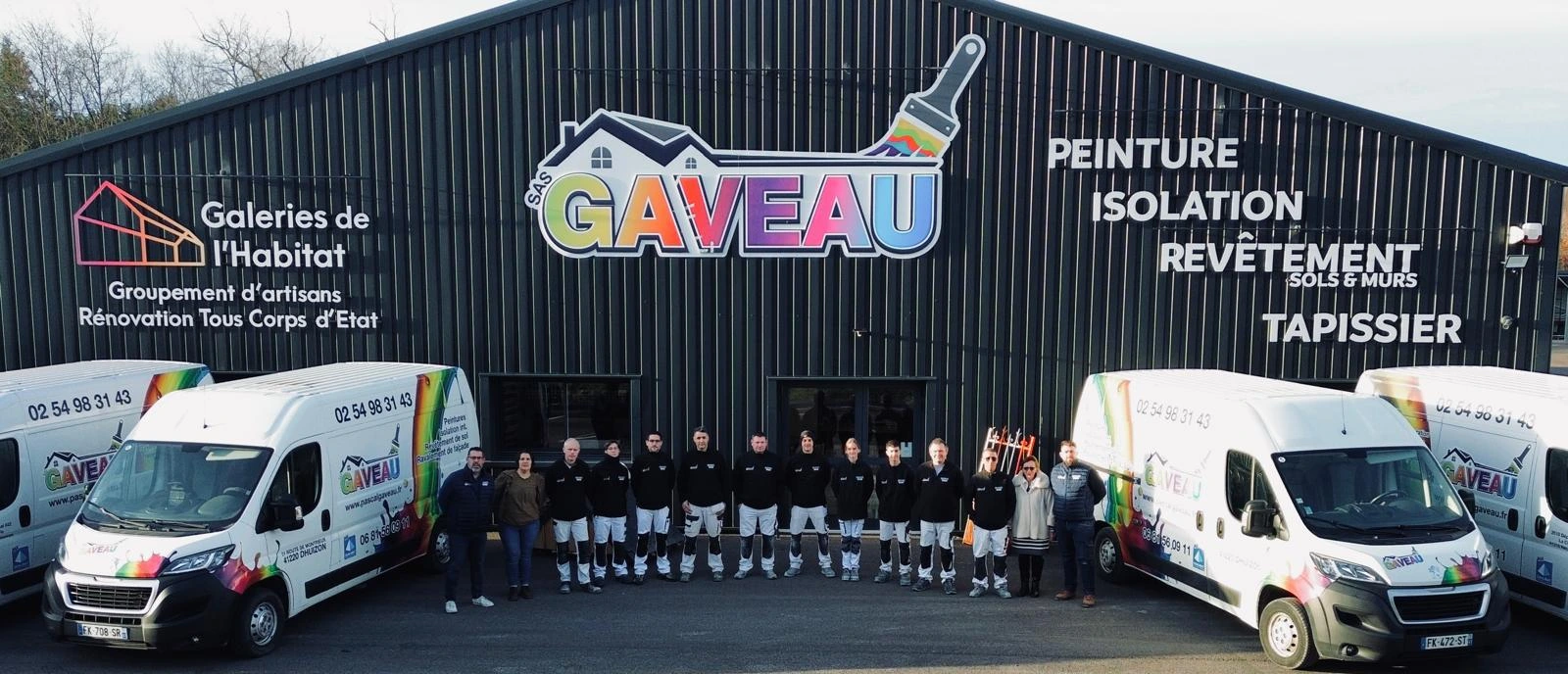 L'équipe SAS Gaveau au complet